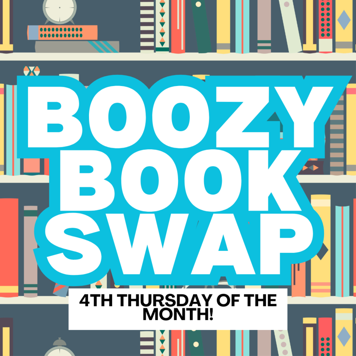 Monthly Boozy Book Swap @ InBooze