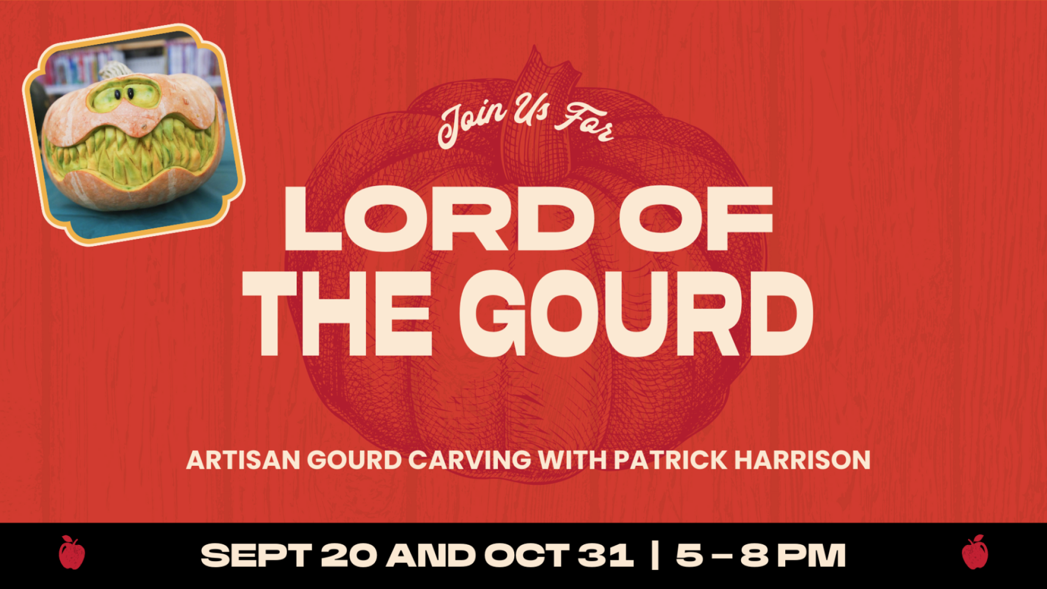 Lord of the Gourd: Pumpkin Carving!