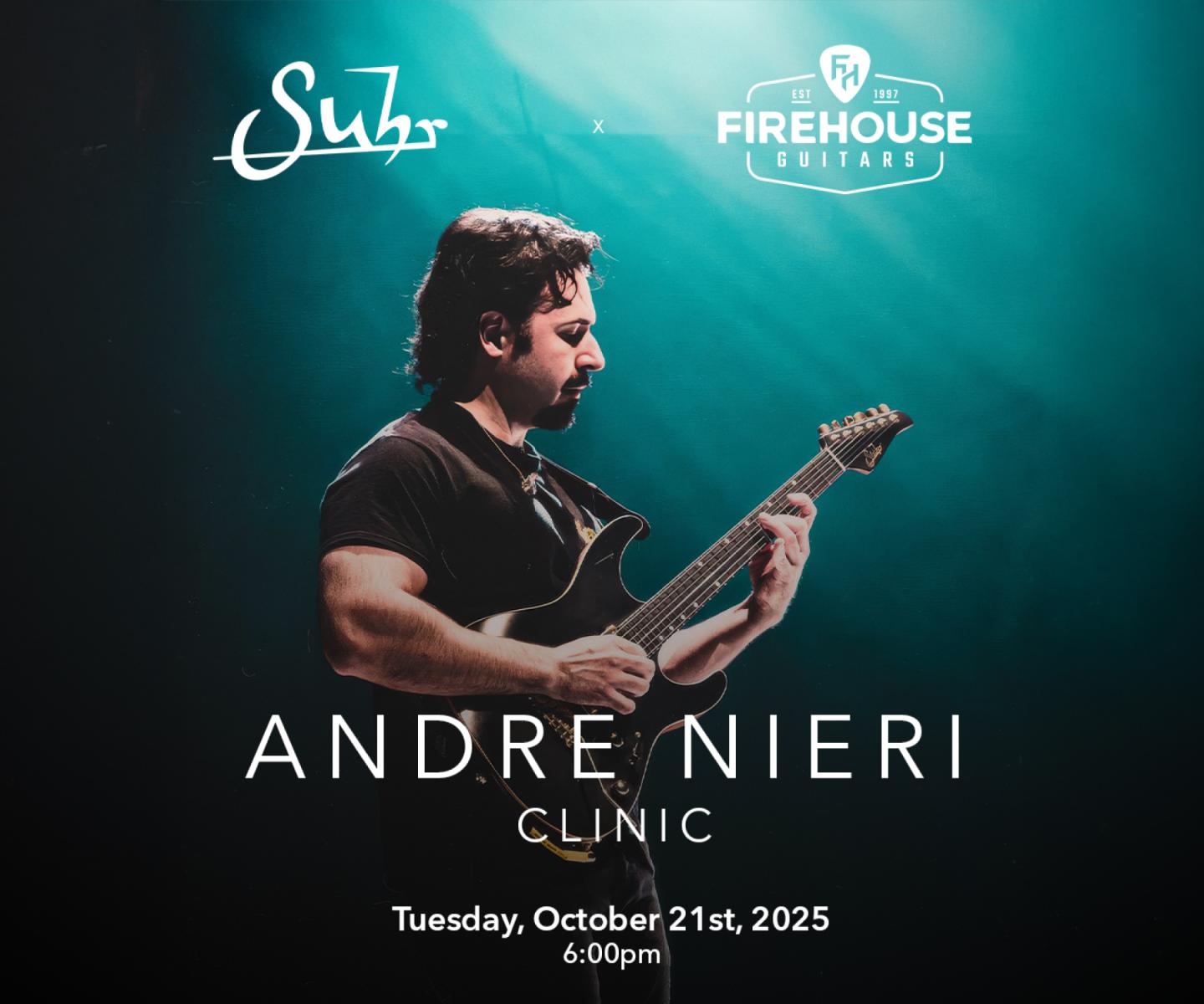 Andre Nieri Guitar Clinic at Firehouse Guitars
