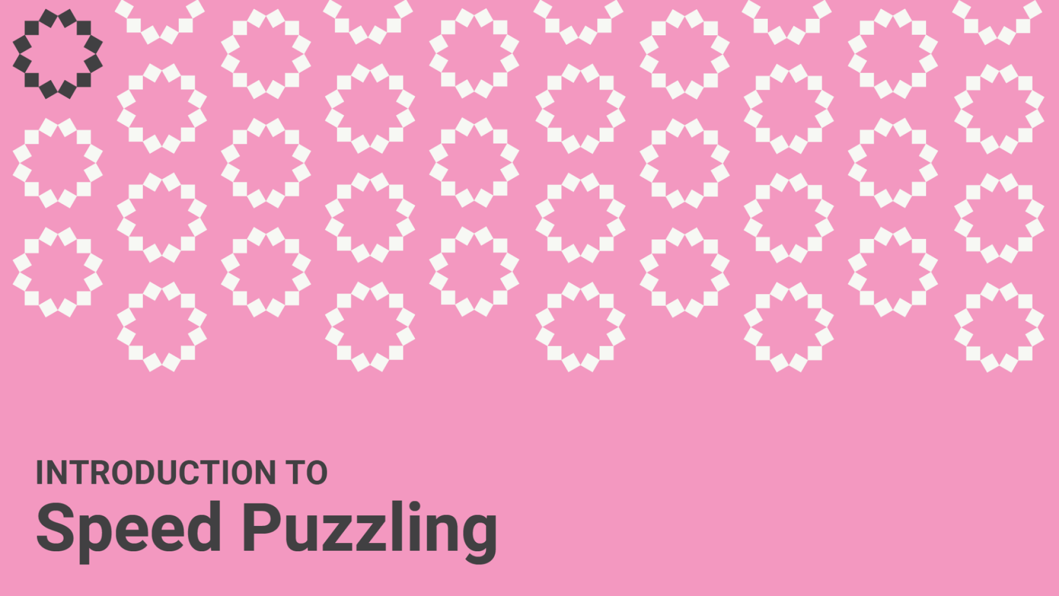 Introduction to Speed Puzzling