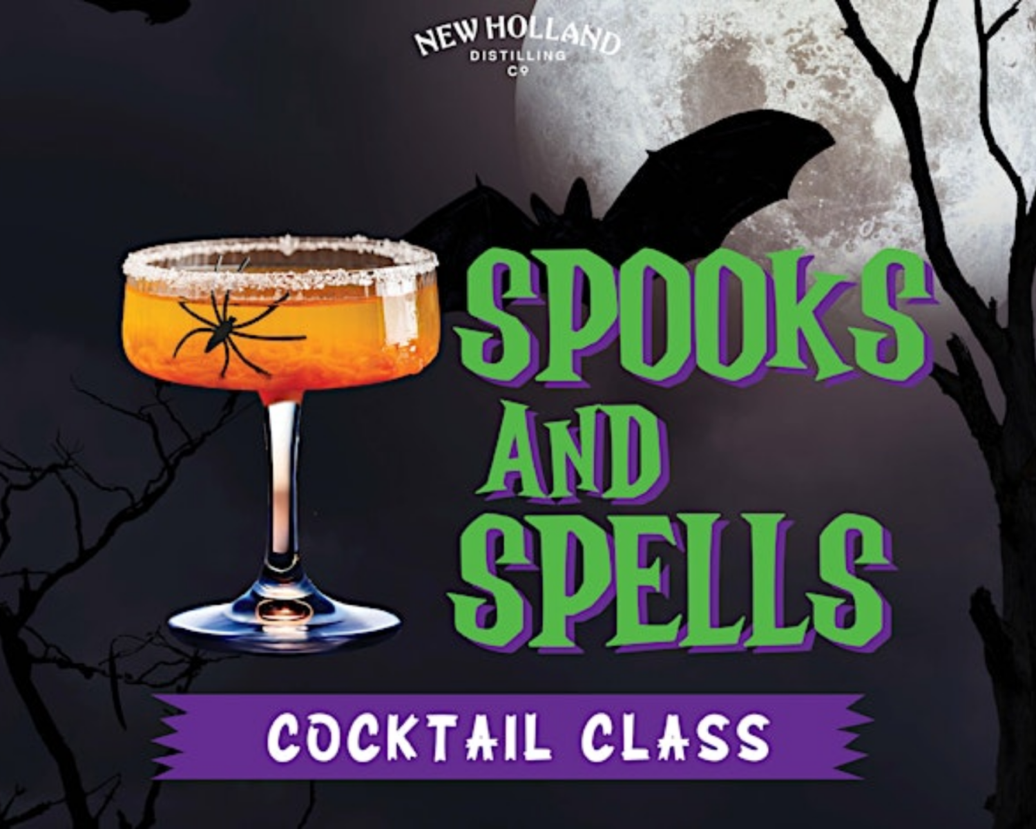 Spooks & Spells Cocktail Class