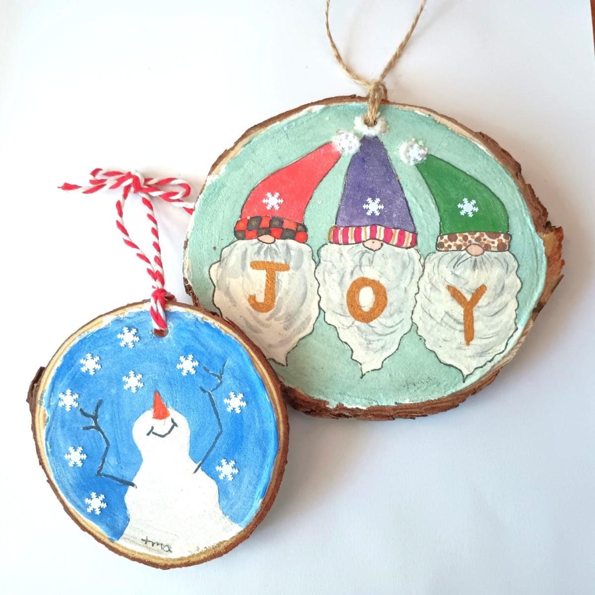 Christmas Ornaments in Watercolor