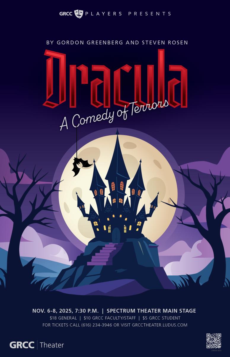 Dracula: A Comedy of Terrors by Gordon Greenberg and Steven Rosen presented by GRCC Players