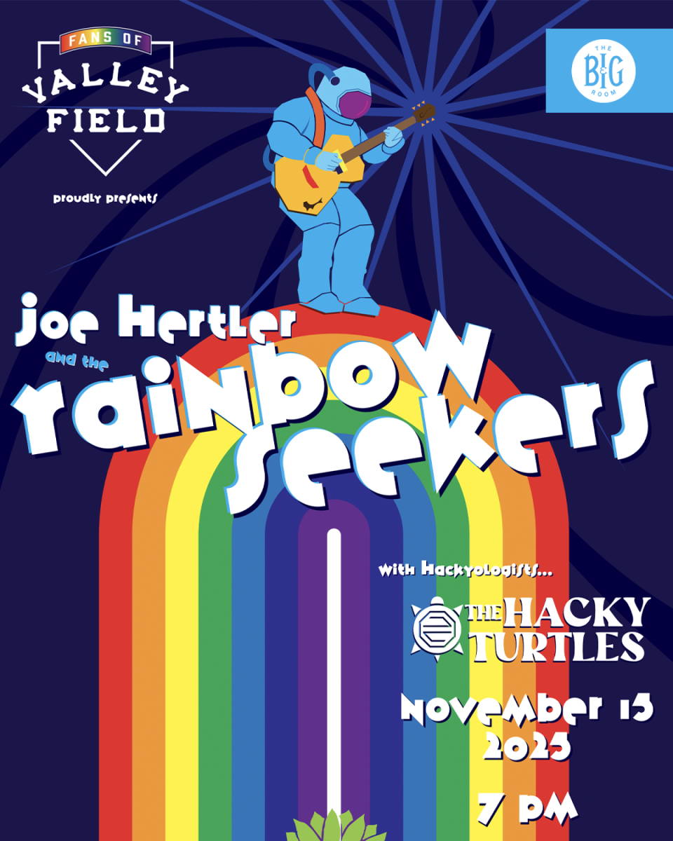 Joe Hertler & The Rainbow Seekers with special guests The Hacky Turtles