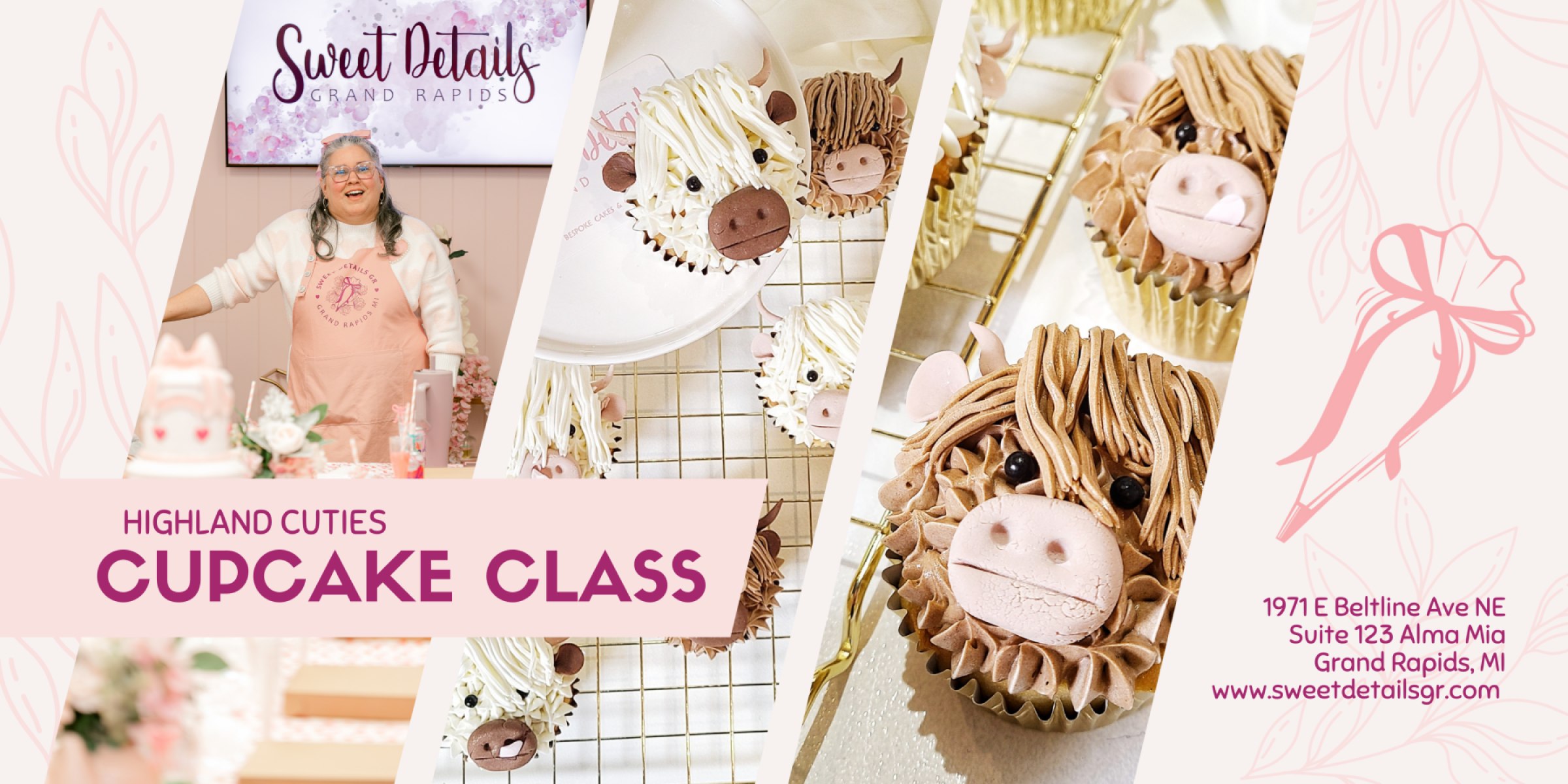 Highland Cuties Cupcake Class