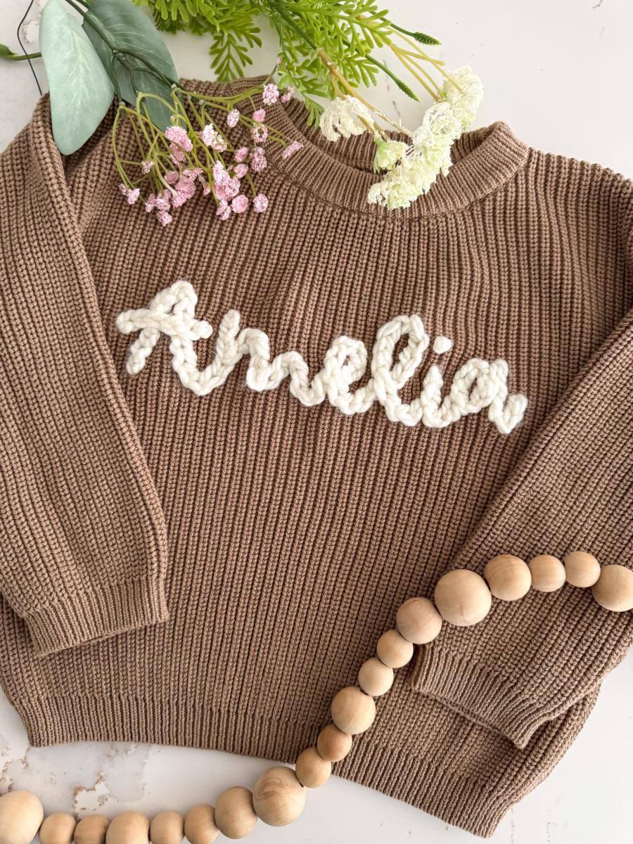 Custom Kids' Name Sweater Workshop