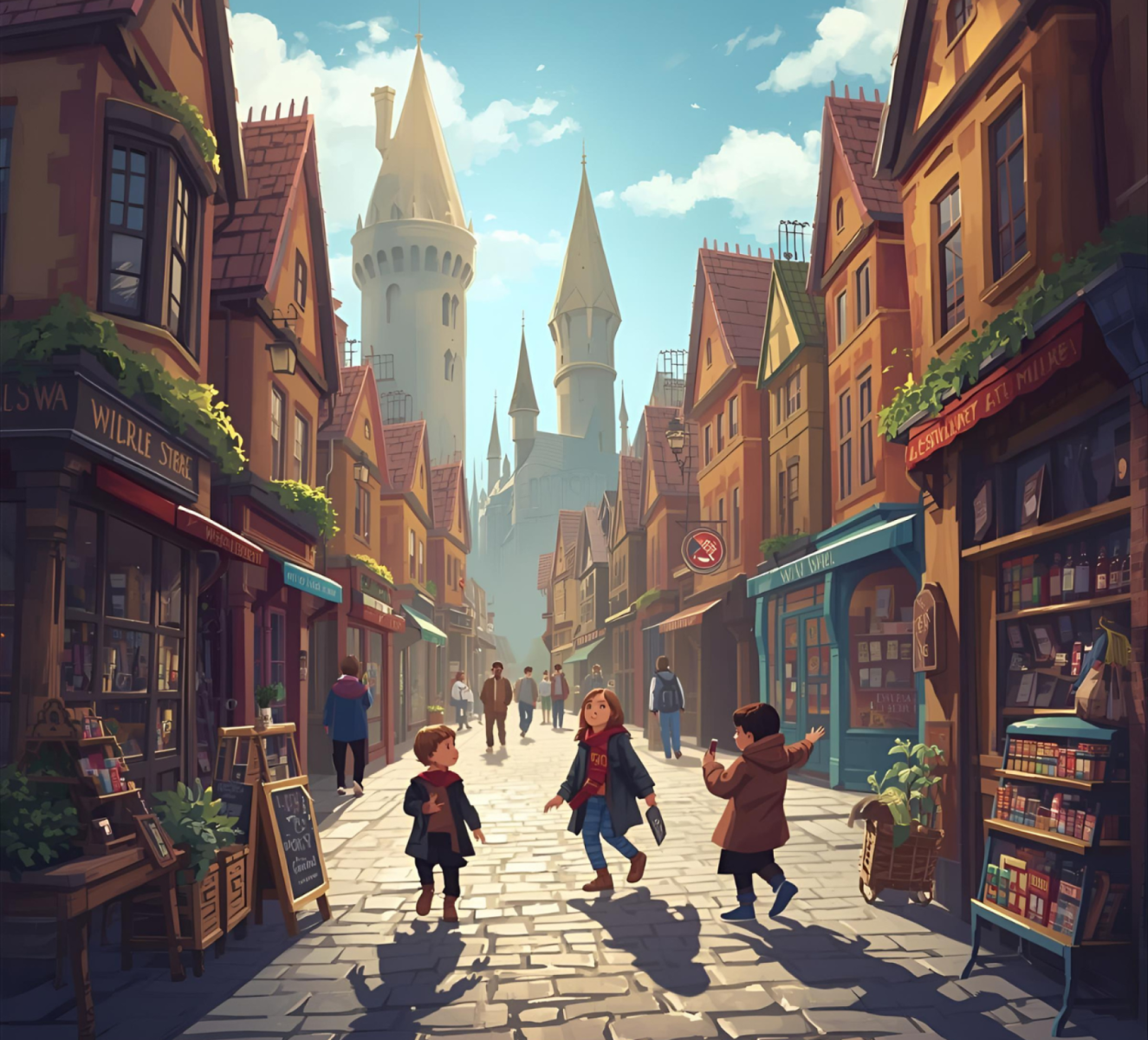 A Day in the World of Wizards