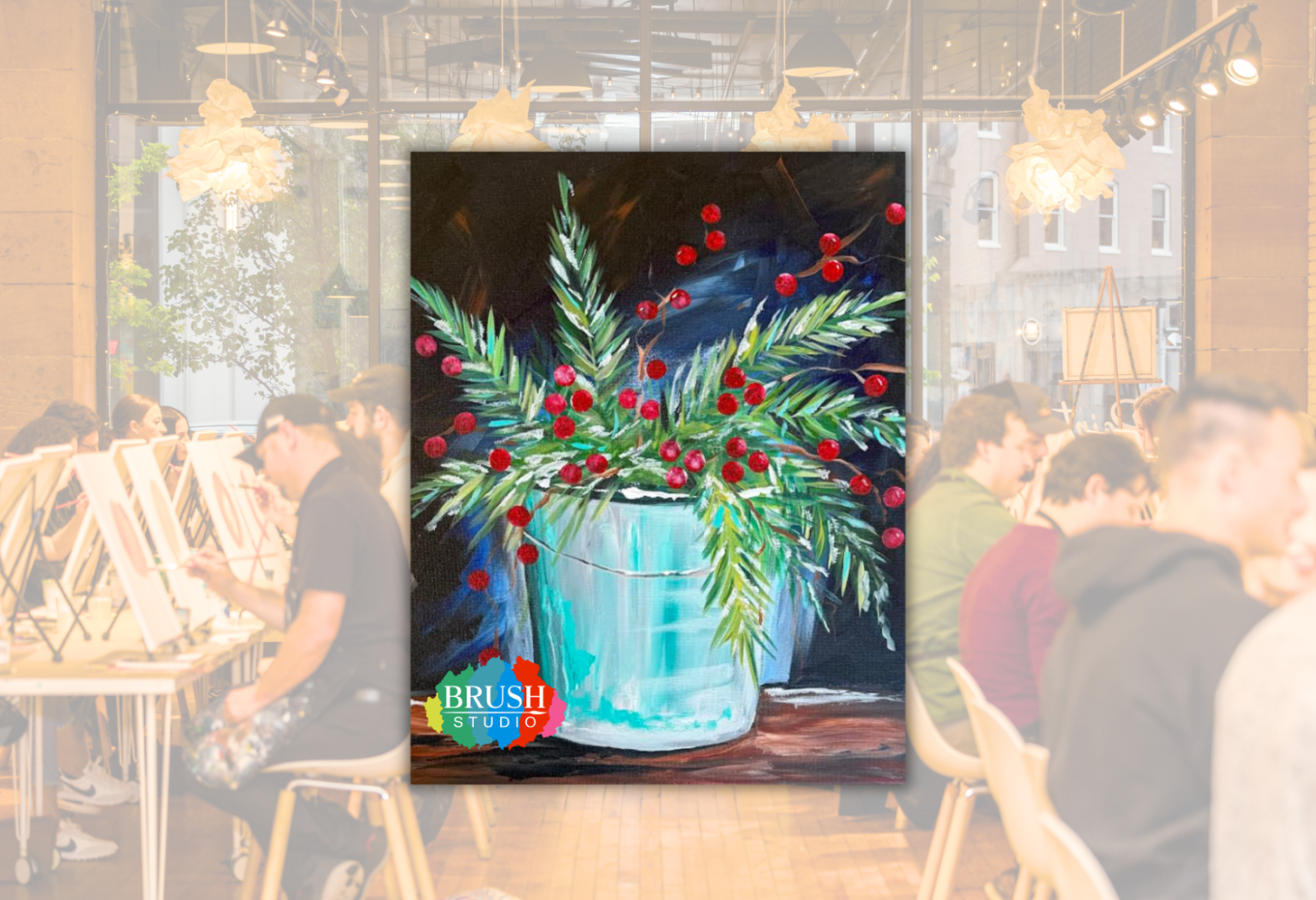 Brush Studio Paint & Sip - The Porch Pot