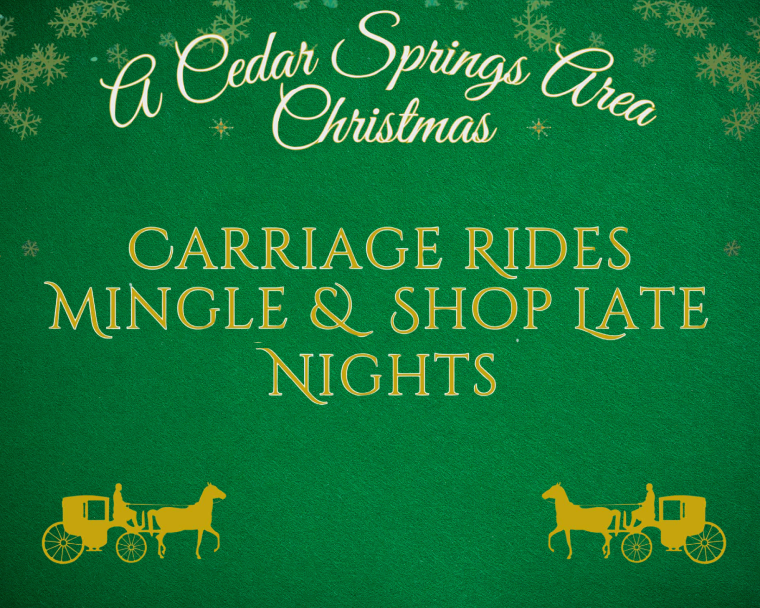 Cedar Springs Downtown Christmas Mingle