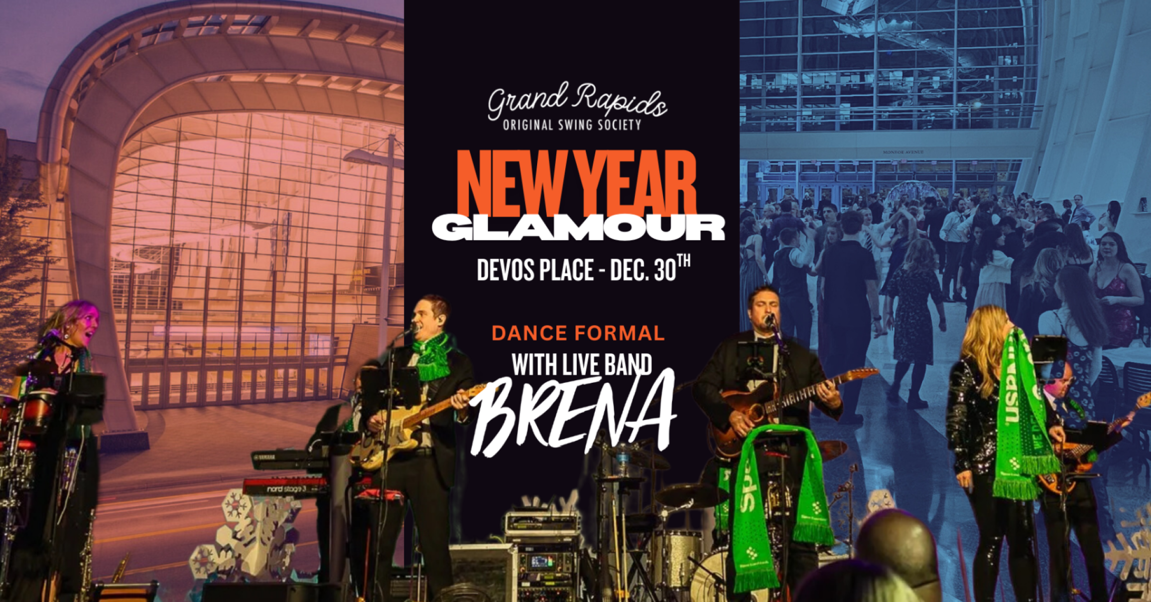 New Year Glamour Tuesday Night Swing Dance with BRENA