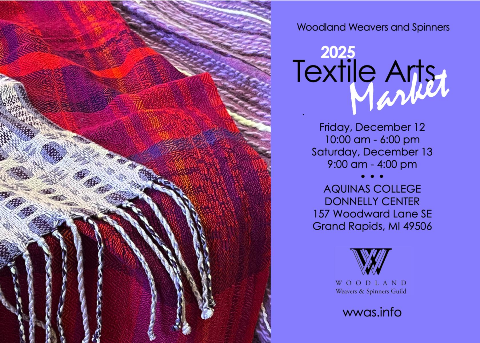 Woodland Weavers & Spinners Holiday Fiber Arts Market 2025