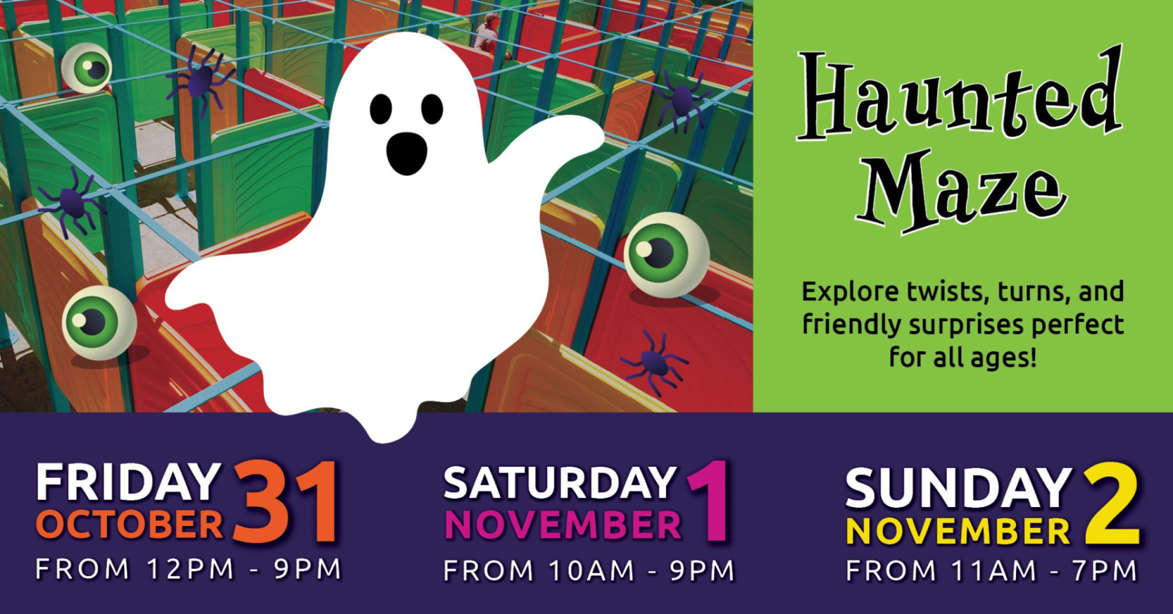 Family-Friendly Not-So-Spooky Haunted Maze at Allegan Event