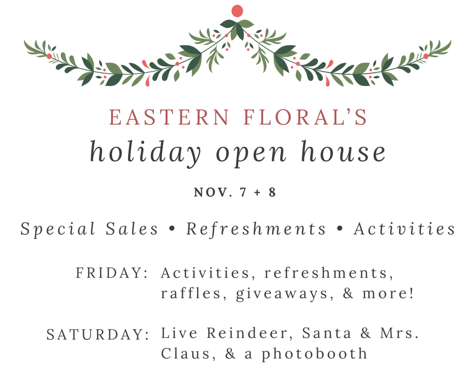 Holiday Open House