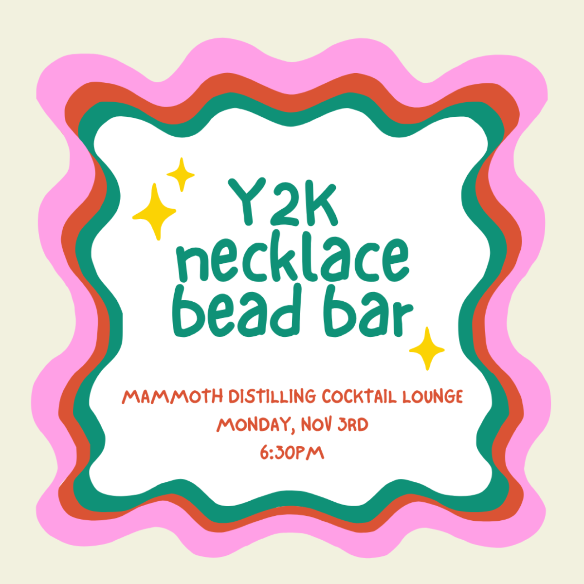 Y2K Necklace Bead Bar