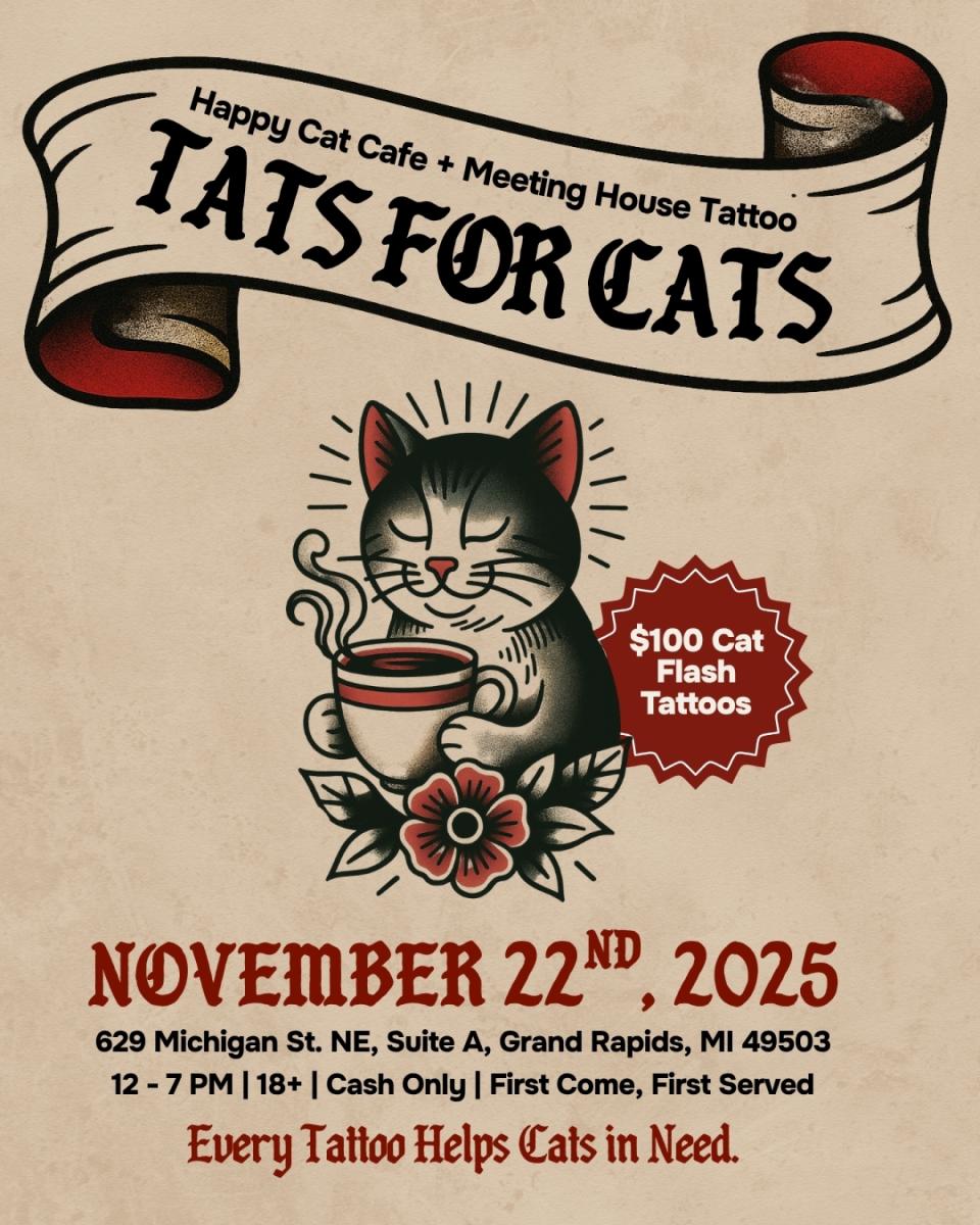 Tats for Cats: Flash Tattoo Fundraiser