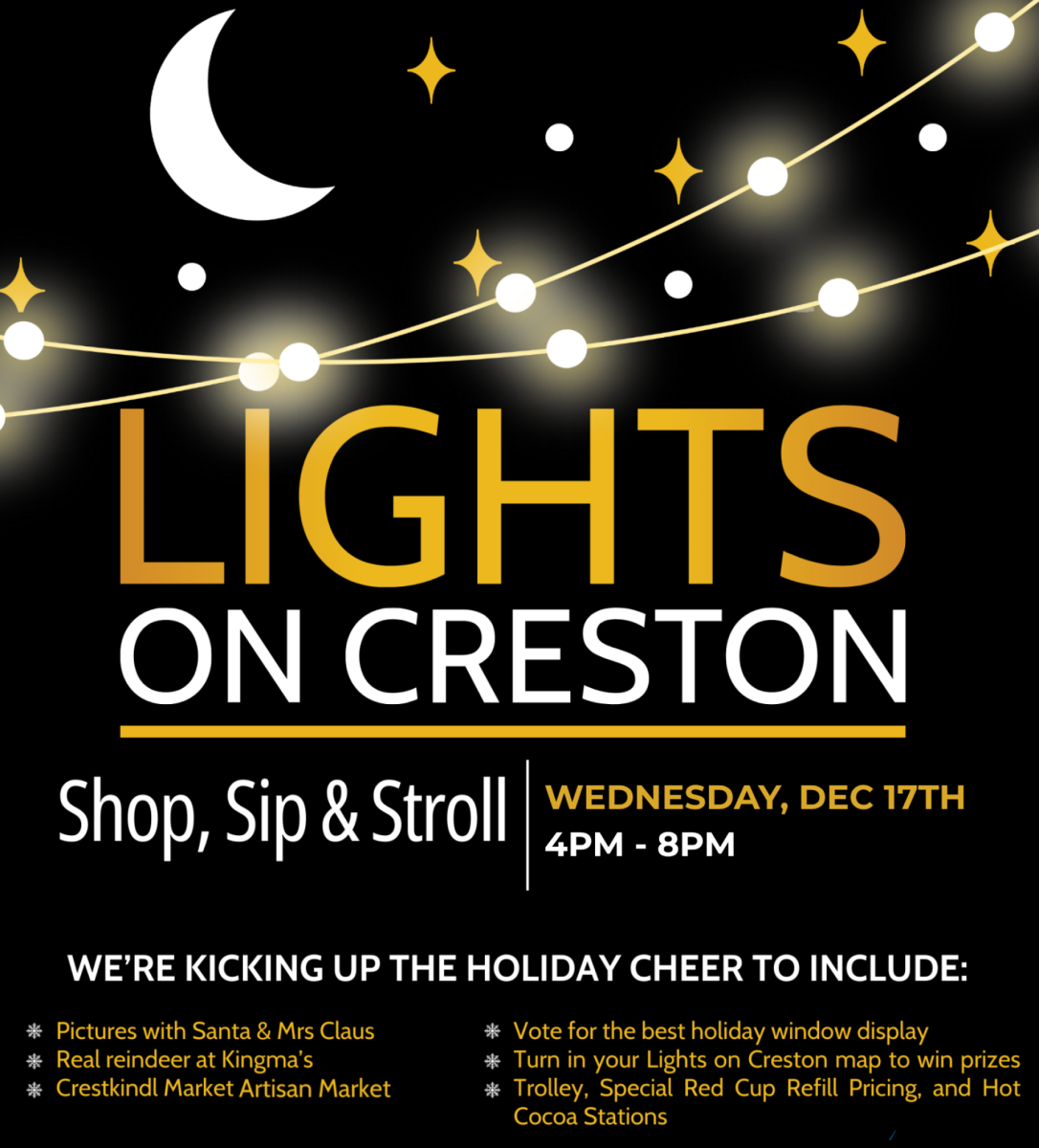 Lights on Creston 2025 | Shop, Sip, & Stroll