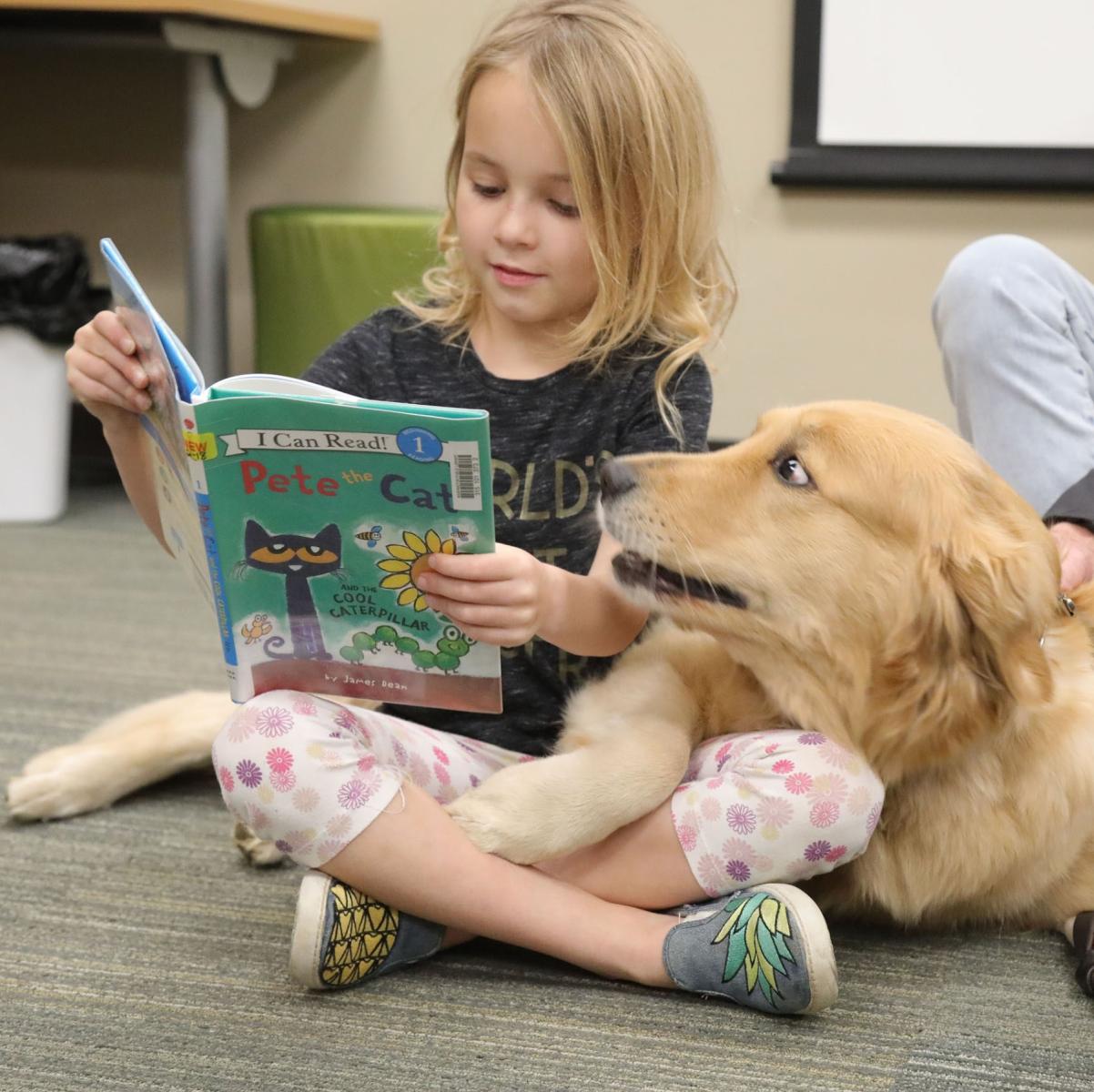 Tails & Tales - Read to Therapy Dogs