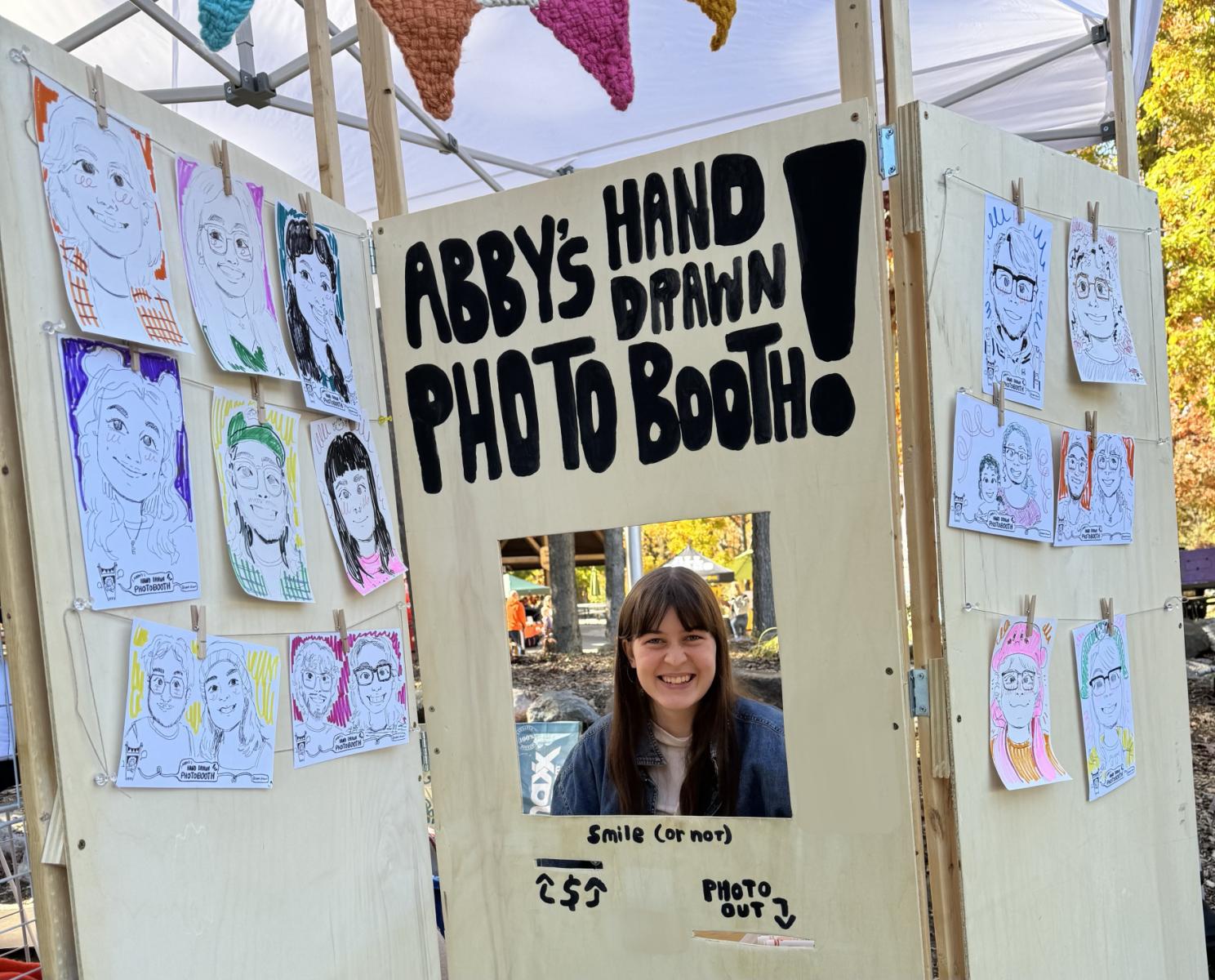 Abby's Hand Drawn Photo Booth @ World of Winter