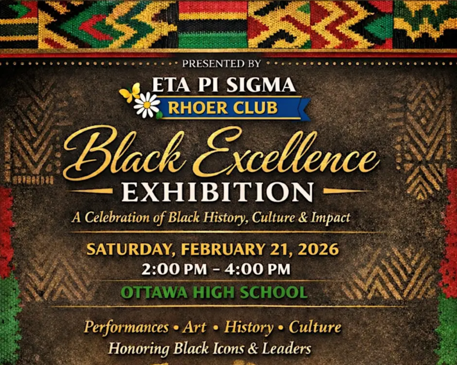 The Black Excellence Exhibition at Ottawa Hills High School