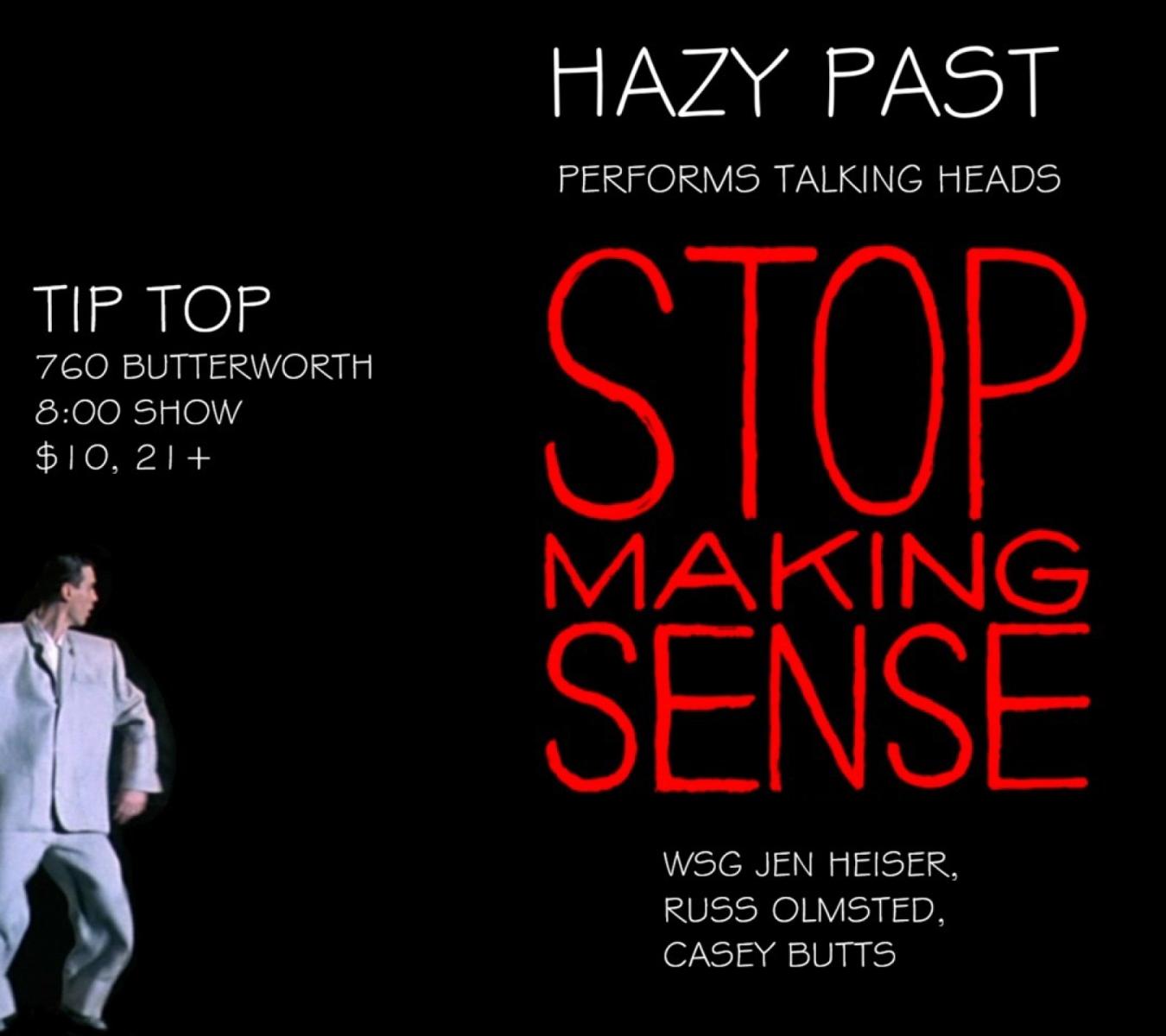Hazy Past performs Talking Heads "Stop Making Sense"
