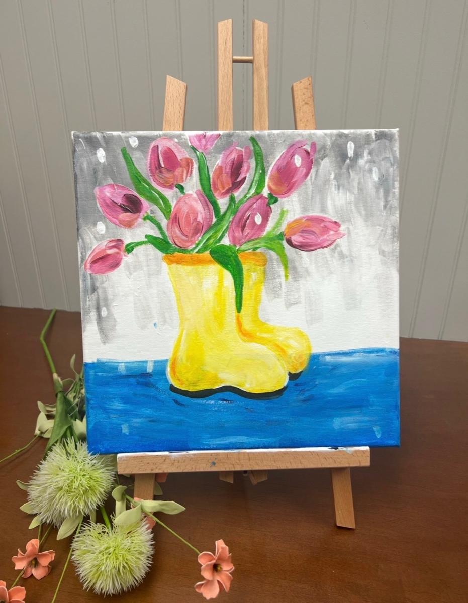 Rainy Day Blooms Painting Workshop