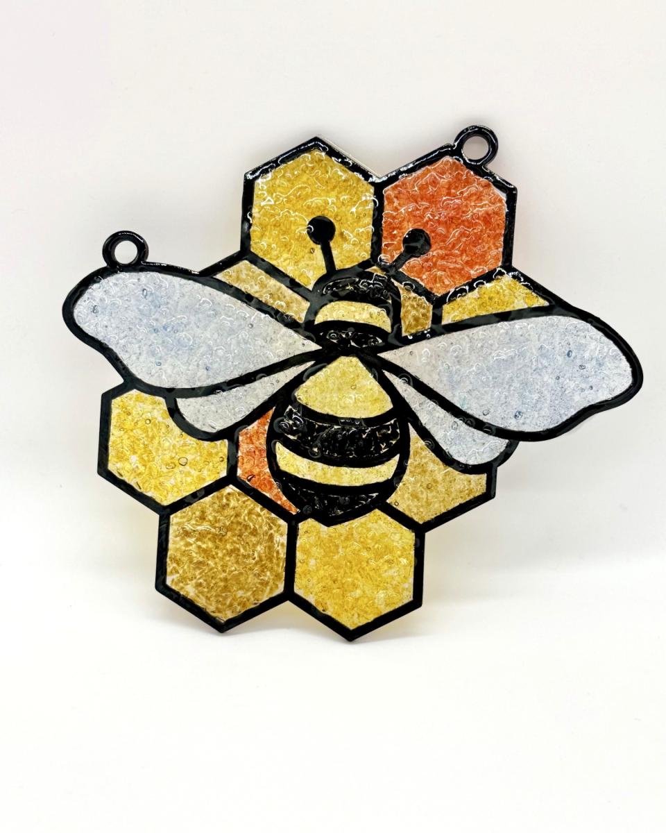 Crushed Glass Suncatchers