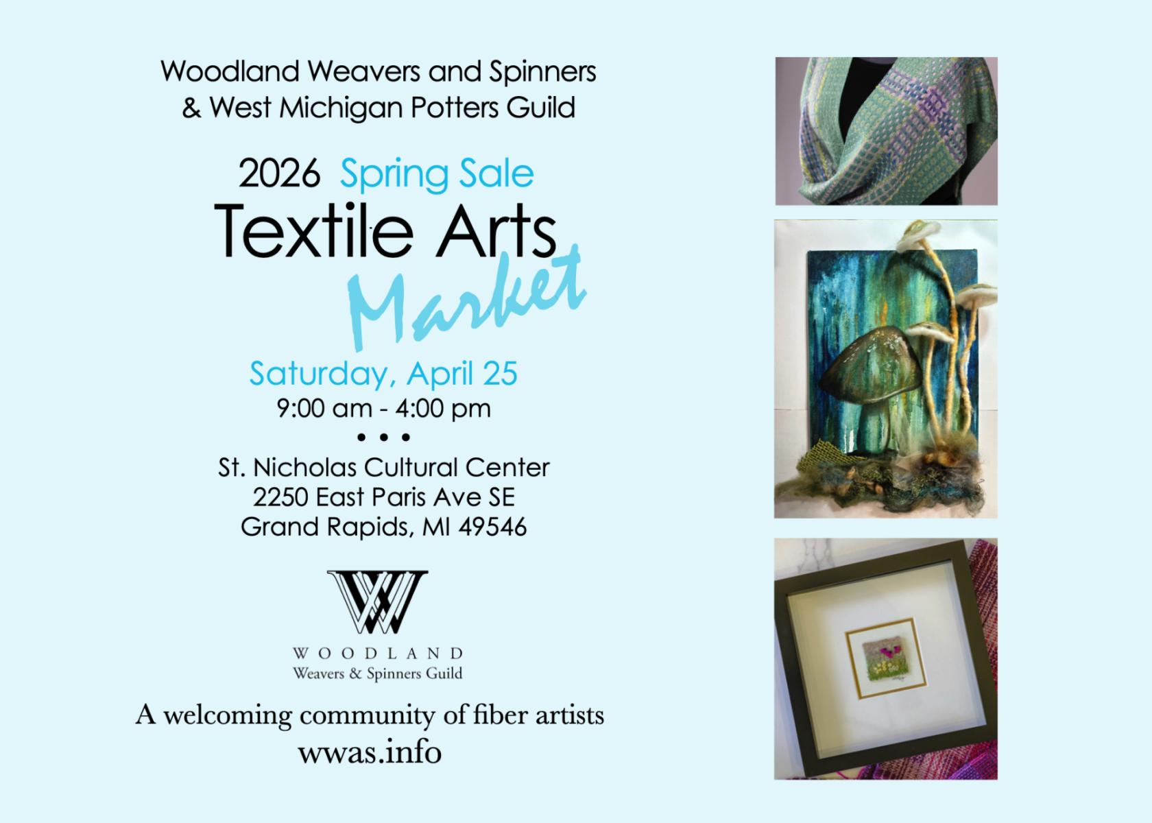 West Michigan Potters and Woodland Weavers and Spinners Guild's Spring Sale