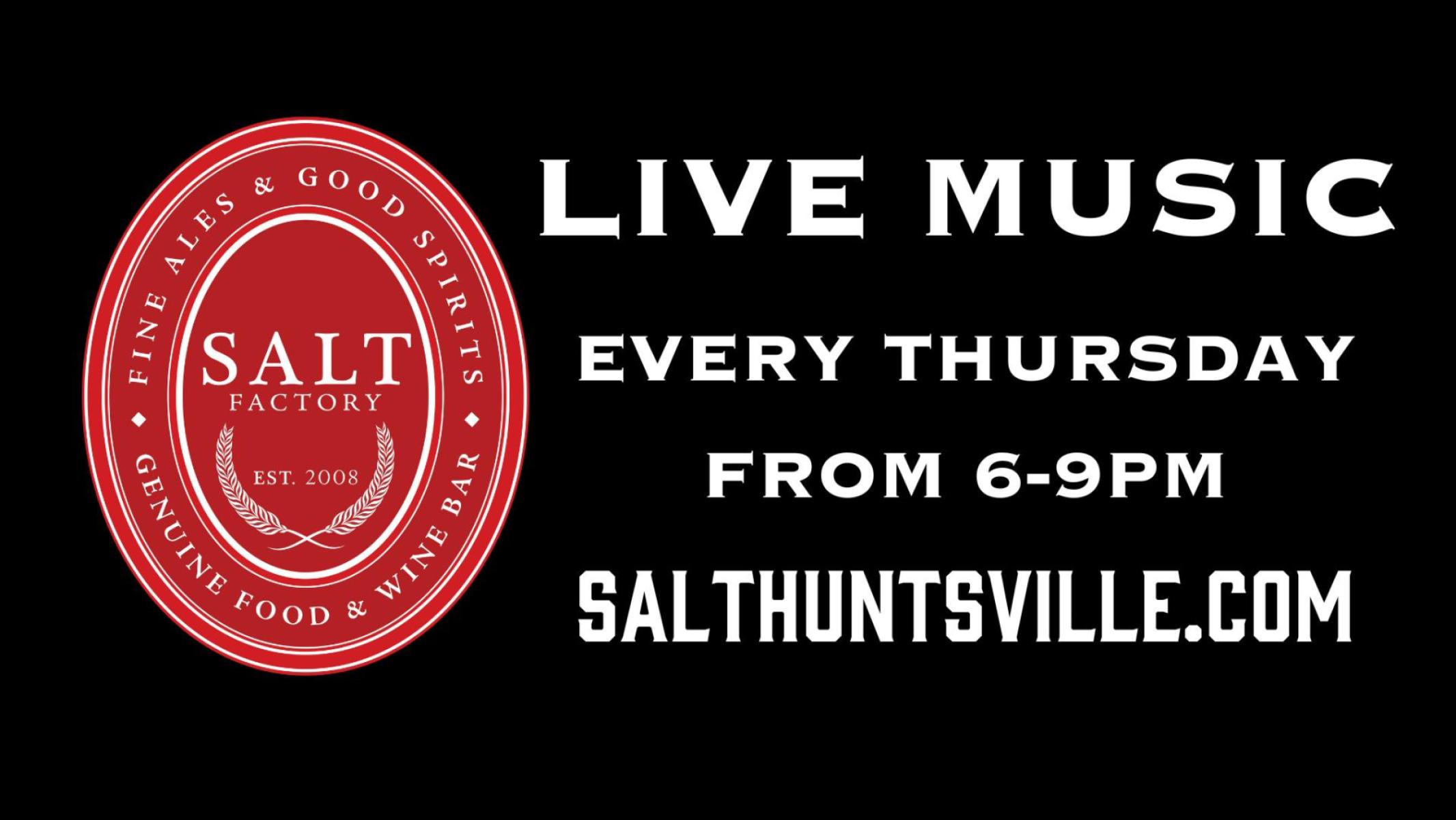 Live Music Every Thursday at Salt Factory Pub
